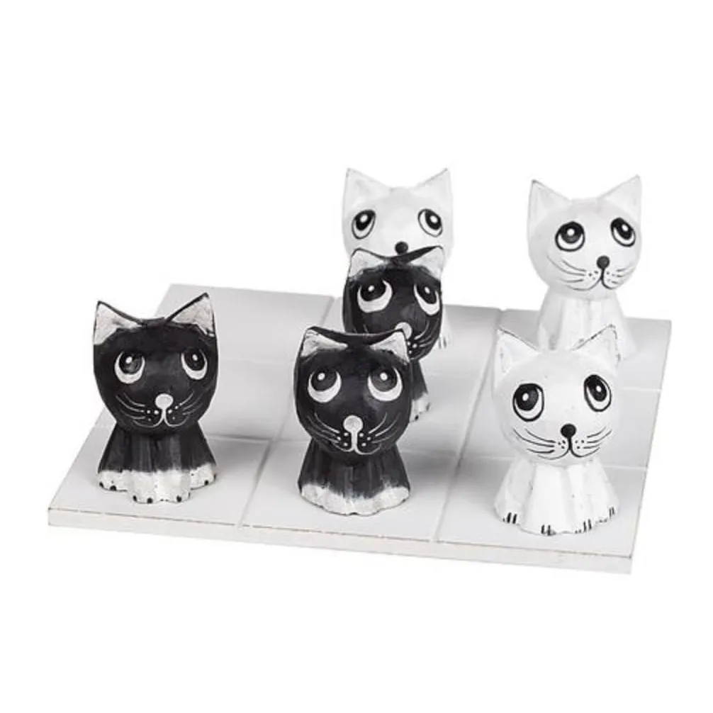 Tre I Rad I Trä Katt 19 X 19 Cm #MULTI-EAN 3 Tre I Rad I Trä Katt 19 X 19 Cm #MULTI-EAN