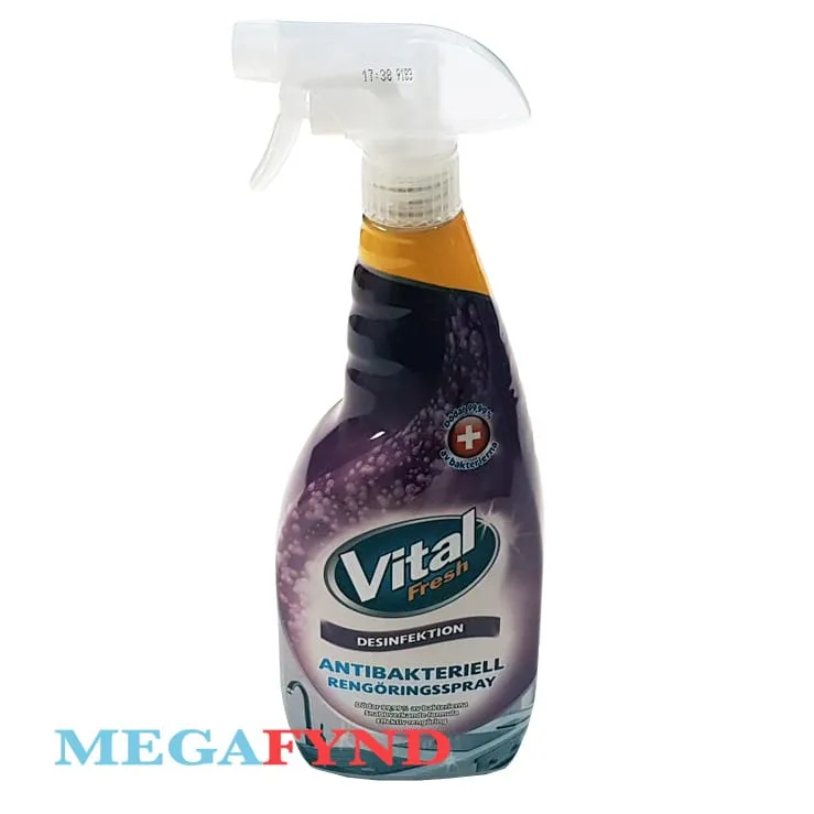 Vital Antibakteriell Rengöringsspray 3 Vital Antibakteriell Rengöringsspray