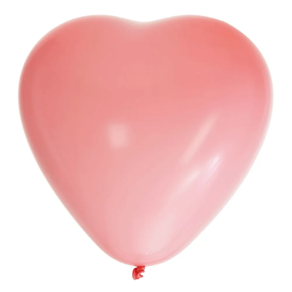 Hjärtformade Ballonger Rosa 8-pack 3 Hjärtformade Ballonger Rosa 8-pack