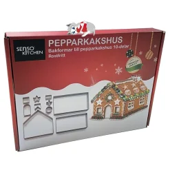Pepparkaksform Pepparkakshus I 10 Delar