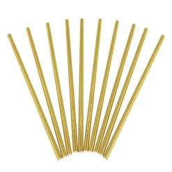 Guldfärgade Papperssugrör 24-pack