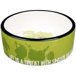 Fåret Shaun Keramikskål, Grön 0.8 Liter 16 Cm