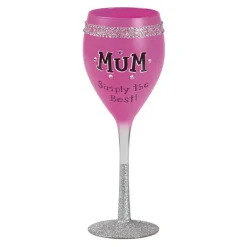Rosa Vinglas Med Text Mum 350 Ml