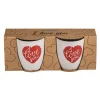 Espresso-koppar Med Text I Love You 2-pack -Megafynd shop 18001 1 2
