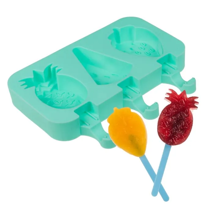 Isform För 3 St Tropiska Glasspinnar 3 Isform För 3 St Tropiska Glasspinnar