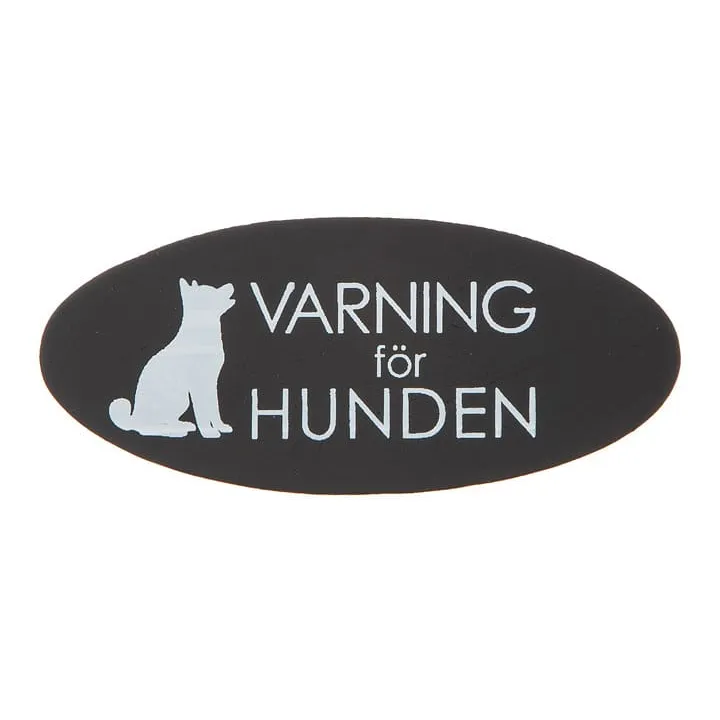 Dörrskylt Varning För Hunden 10 Cm 3 Dörrskylt Varning För Hunden 10 Cm