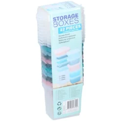 Matlådor I Blandade Färger Och Storlekar 11-pack