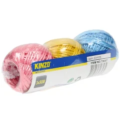 Kinzo Rep I Tre Färger 3 X 50 Meter -Megafynd shop 19340 1 3