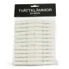 Tvättklämmor I Plast, Vit 24-pack -Megafynd shop 3653 1 2